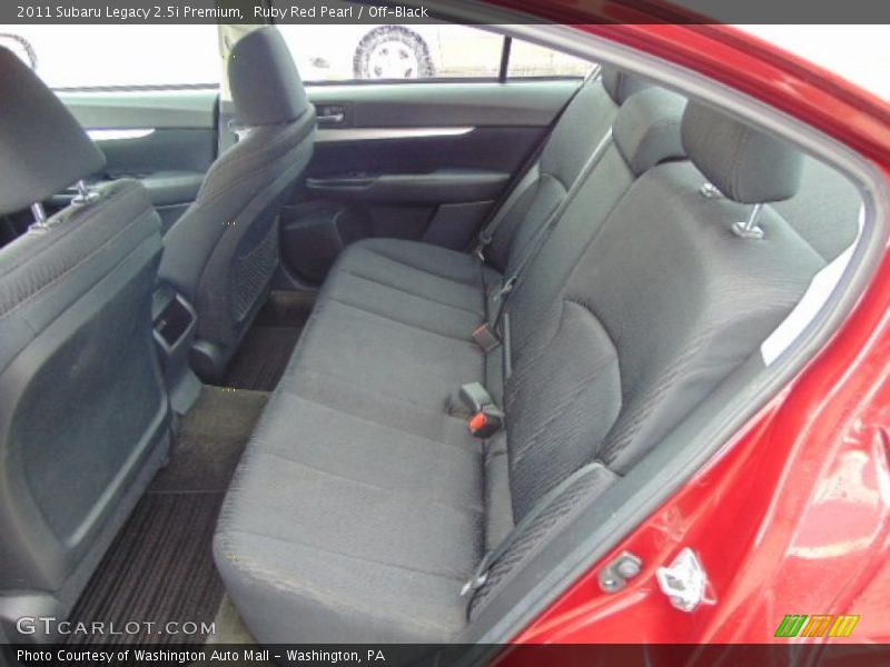 Ruby Red Pearl / Off-Black 2011 Subaru Legacy 2.5i Premium