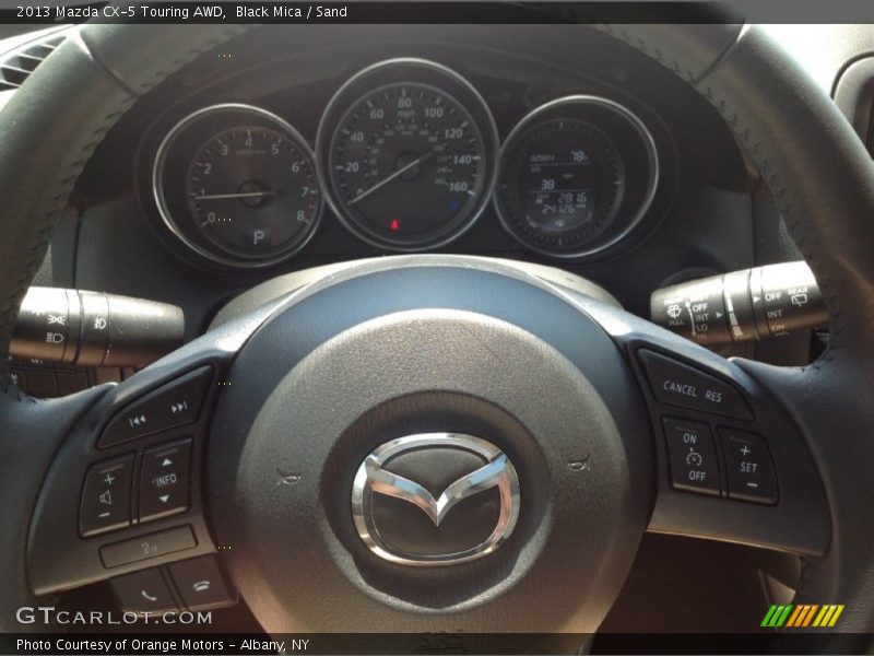 Black Mica / Sand 2013 Mazda CX-5 Touring AWD