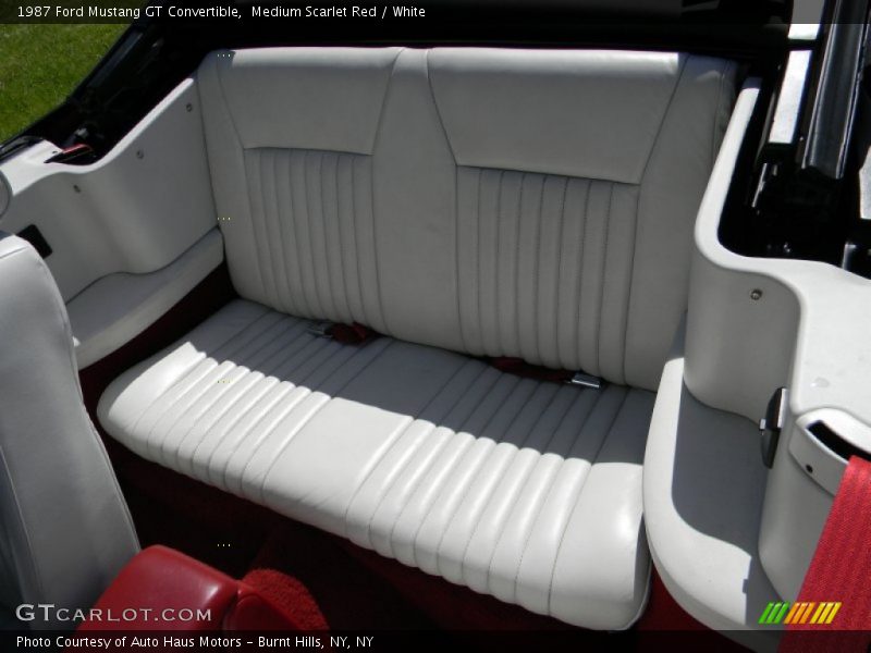 Rear Seat of 1987 Mustang GT Convertible