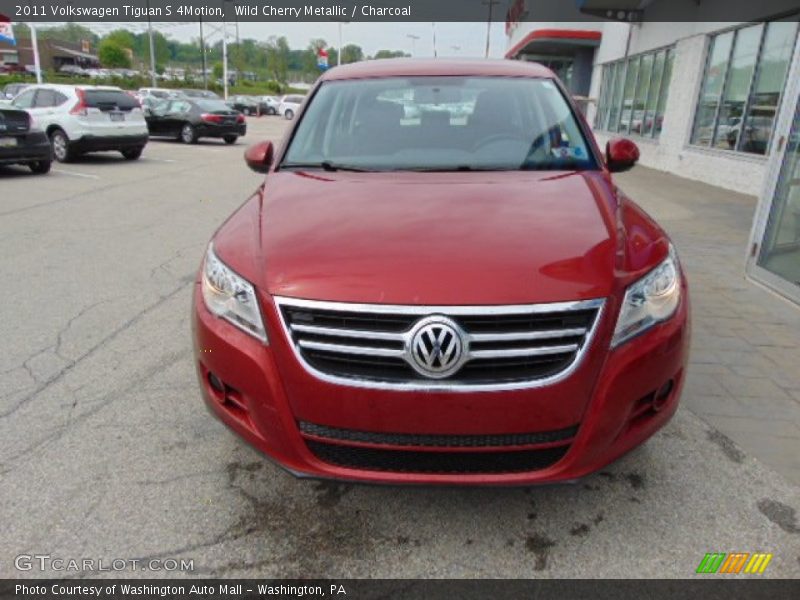 Wild Cherry Metallic / Charcoal 2011 Volkswagen Tiguan S 4Motion