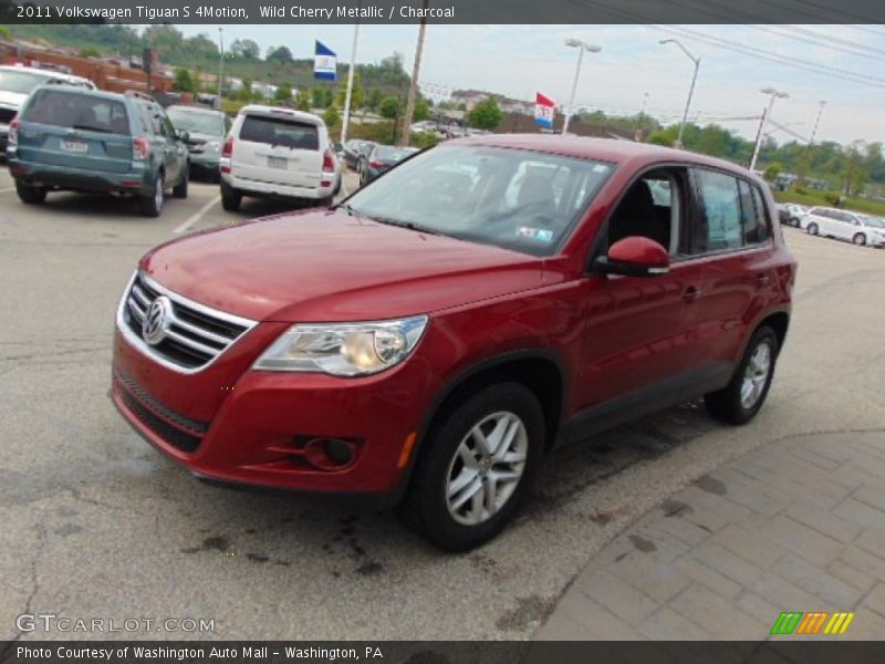 Wild Cherry Metallic / Charcoal 2011 Volkswagen Tiguan S 4Motion