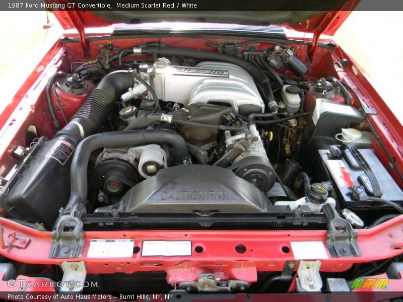  1987 Mustang GT Convertible Engine - 5.0 Liter OHV 16-Valve V8