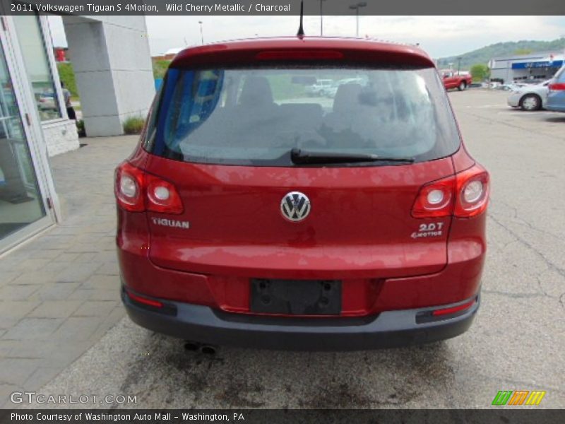 Wild Cherry Metallic / Charcoal 2011 Volkswagen Tiguan S 4Motion
