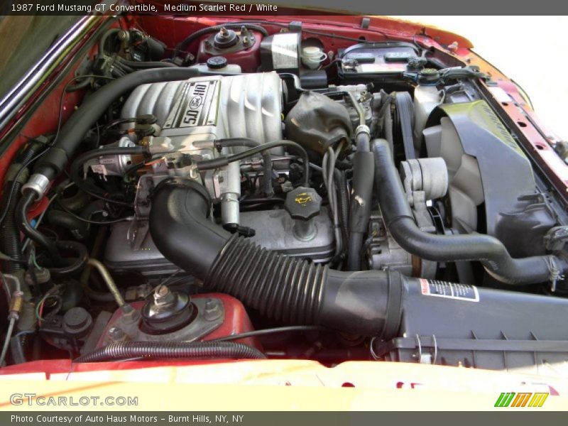  1987 Mustang GT Convertible Engine - 5.0 Liter OHV 16-Valve V8