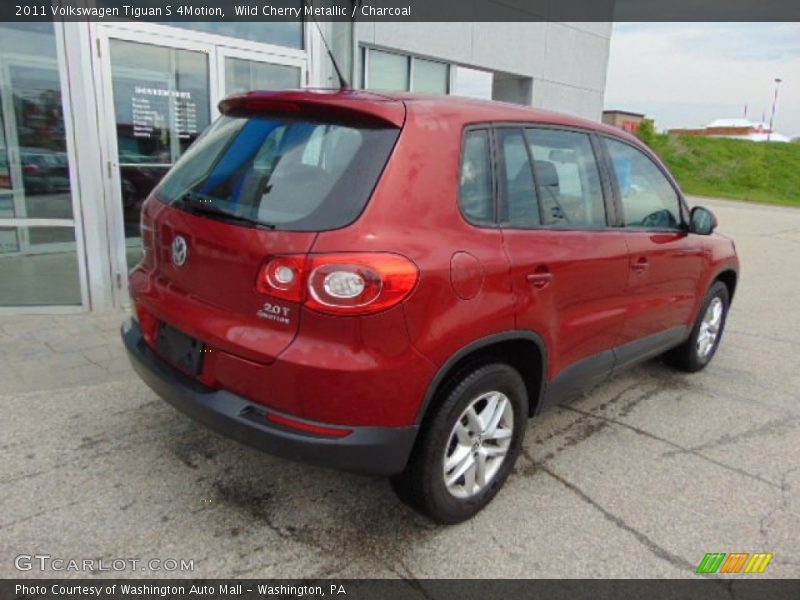 Wild Cherry Metallic / Charcoal 2011 Volkswagen Tiguan S 4Motion