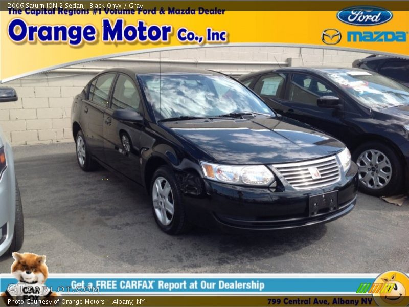 Black Onyx / Gray 2006 Saturn ION 2 Sedan