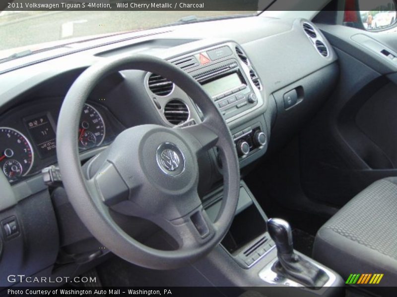 Wild Cherry Metallic / Charcoal 2011 Volkswagen Tiguan S 4Motion