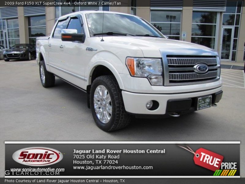 Oxford White / Camel/Tan 2009 Ford F150 XLT SuperCrew 4x4