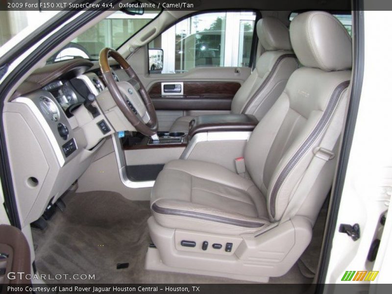 Oxford White / Camel/Tan 2009 Ford F150 XLT SuperCrew 4x4