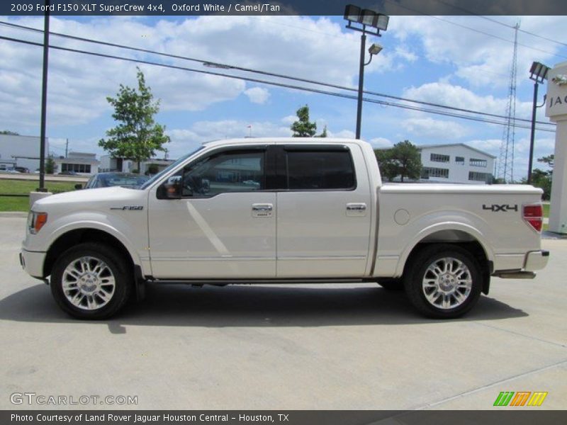Oxford White / Camel/Tan 2009 Ford F150 XLT SuperCrew 4x4