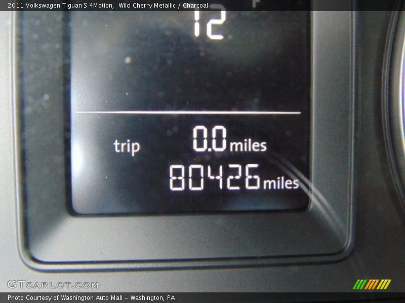 Wild Cherry Metallic / Charcoal 2011 Volkswagen Tiguan S 4Motion