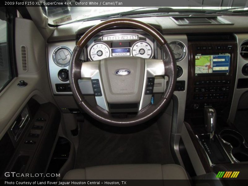 Oxford White / Camel/Tan 2009 Ford F150 XLT SuperCrew 4x4