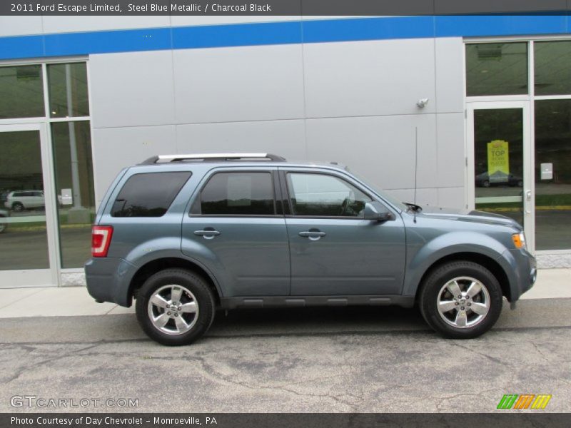 Steel Blue Metallic / Charcoal Black 2011 Ford Escape Limited