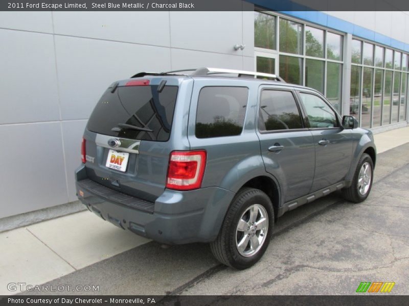 Steel Blue Metallic / Charcoal Black 2011 Ford Escape Limited