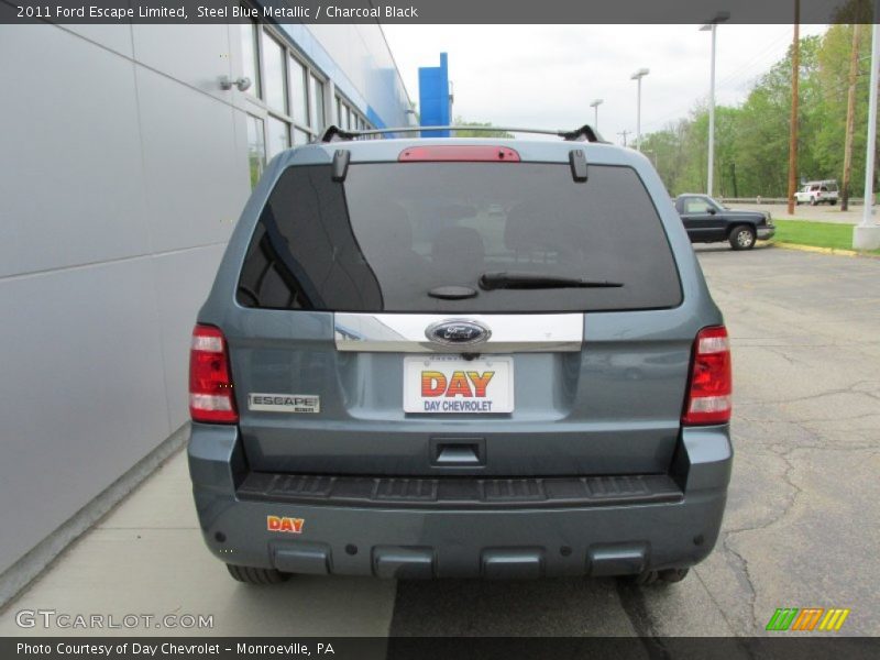 Steel Blue Metallic / Charcoal Black 2011 Ford Escape Limited