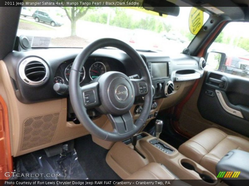 Mango Tango Pearl / Black/Dark Saddle 2011 Jeep Wrangler Sahara 4x4