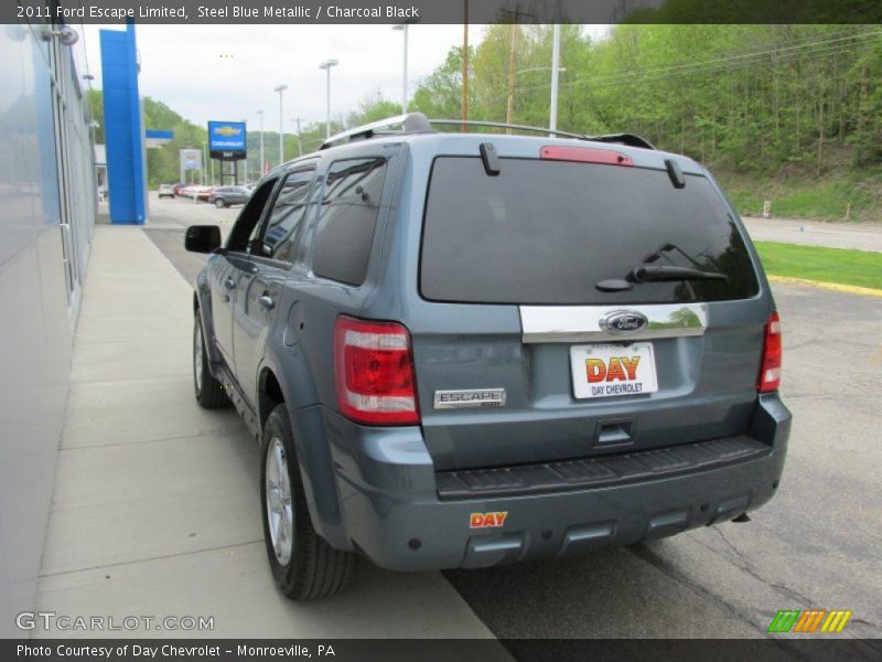 Steel Blue Metallic / Charcoal Black 2011 Ford Escape Limited