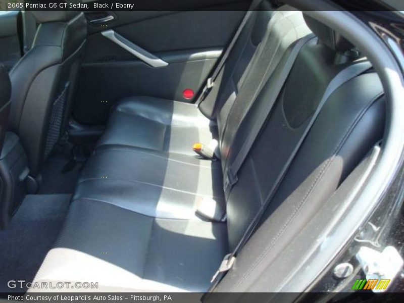 Black / Ebony 2005 Pontiac G6 GT Sedan
