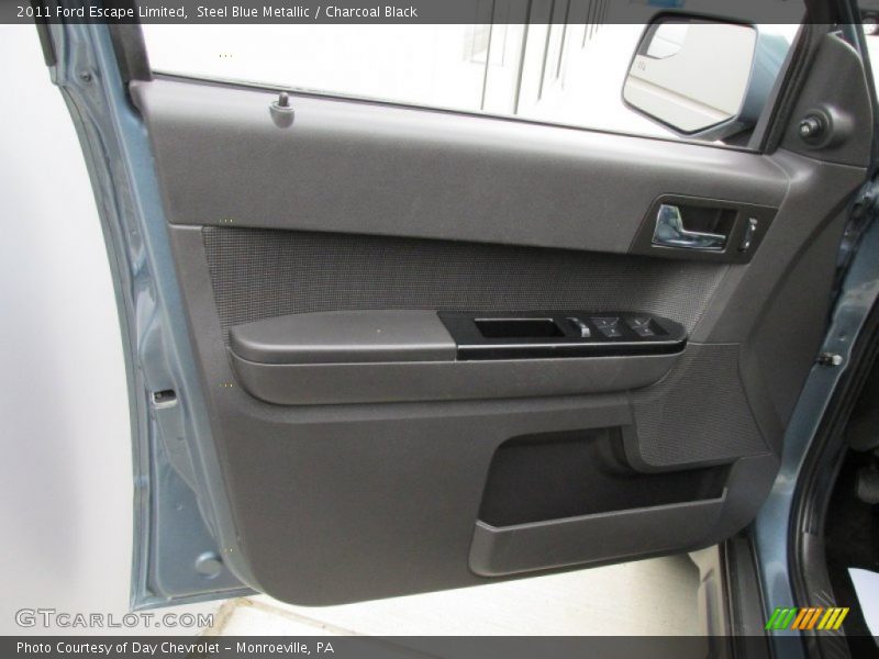 Steel Blue Metallic / Charcoal Black 2011 Ford Escape Limited