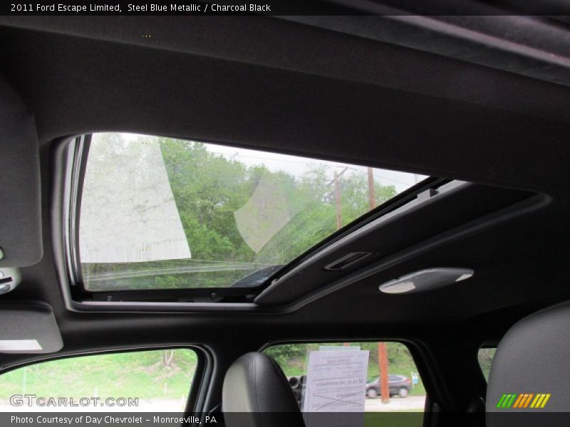 Steel Blue Metallic / Charcoal Black 2011 Ford Escape Limited