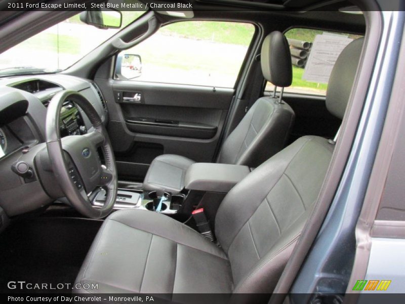 Steel Blue Metallic / Charcoal Black 2011 Ford Escape Limited