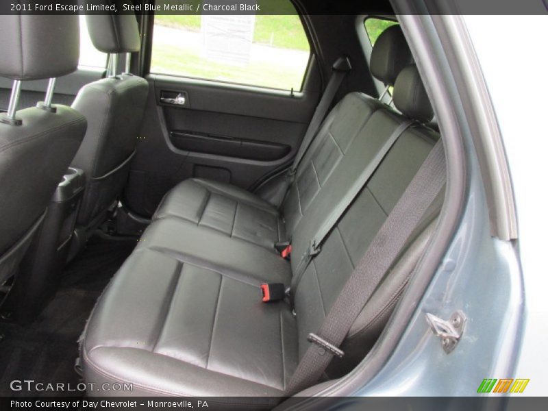 Steel Blue Metallic / Charcoal Black 2011 Ford Escape Limited