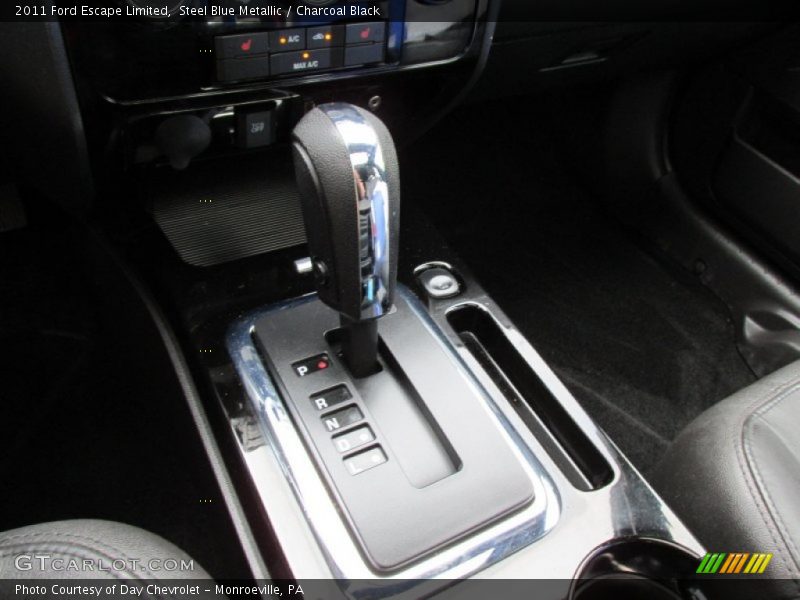 Steel Blue Metallic / Charcoal Black 2011 Ford Escape Limited