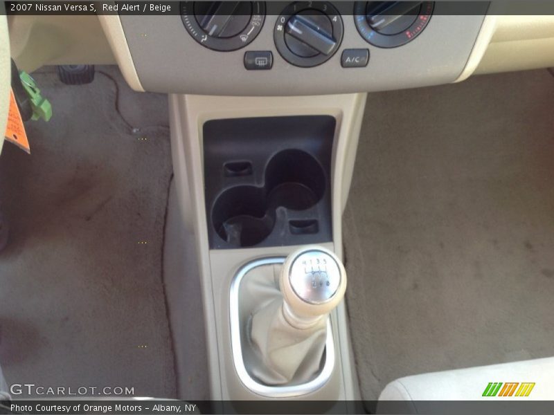 Red Alert / Beige 2007 Nissan Versa S