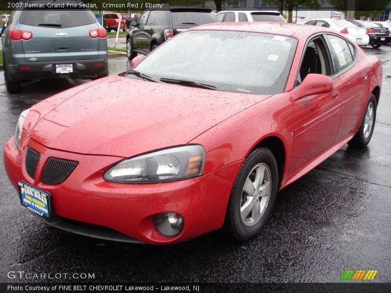 Crimson Red / Ebony 2007 Pontiac Grand Prix Sedan