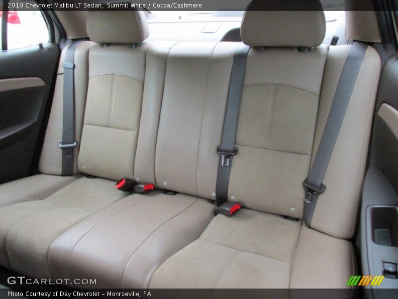 Summit White / Cocoa/Cashmere 2010 Chevrolet Malibu LT Sedan
