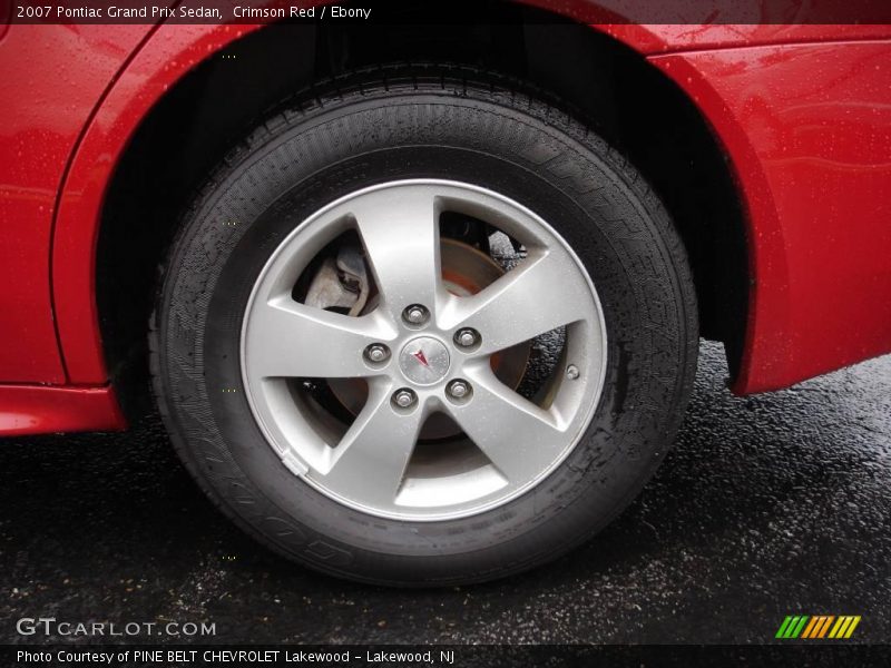 Crimson Red / Ebony 2007 Pontiac Grand Prix Sedan