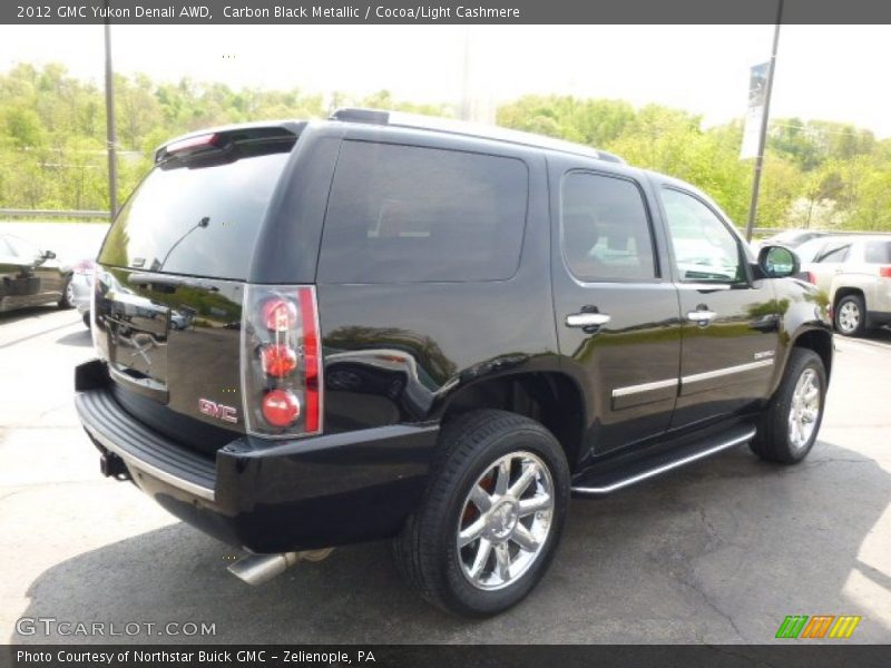 Carbon Black Metallic / Cocoa/Light Cashmere 2012 GMC Yukon Denali AWD