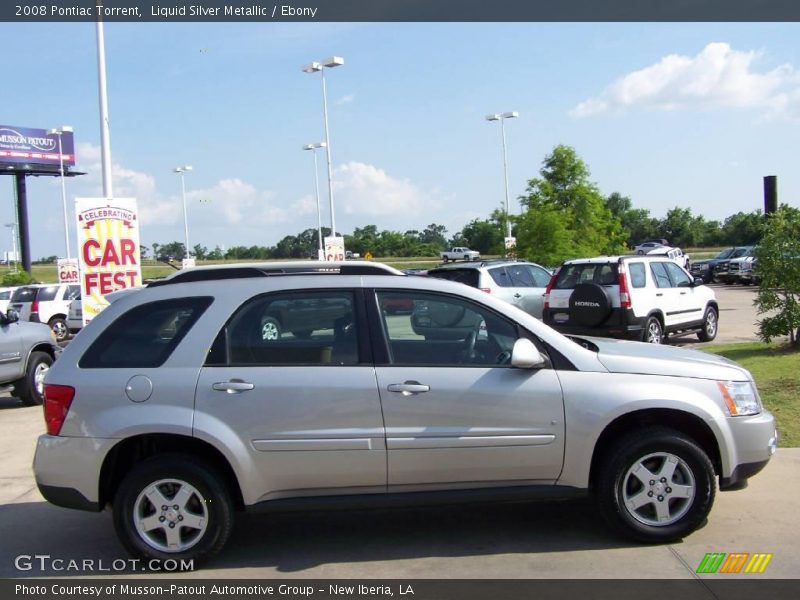 Liquid Silver Metallic / Ebony 2008 Pontiac Torrent