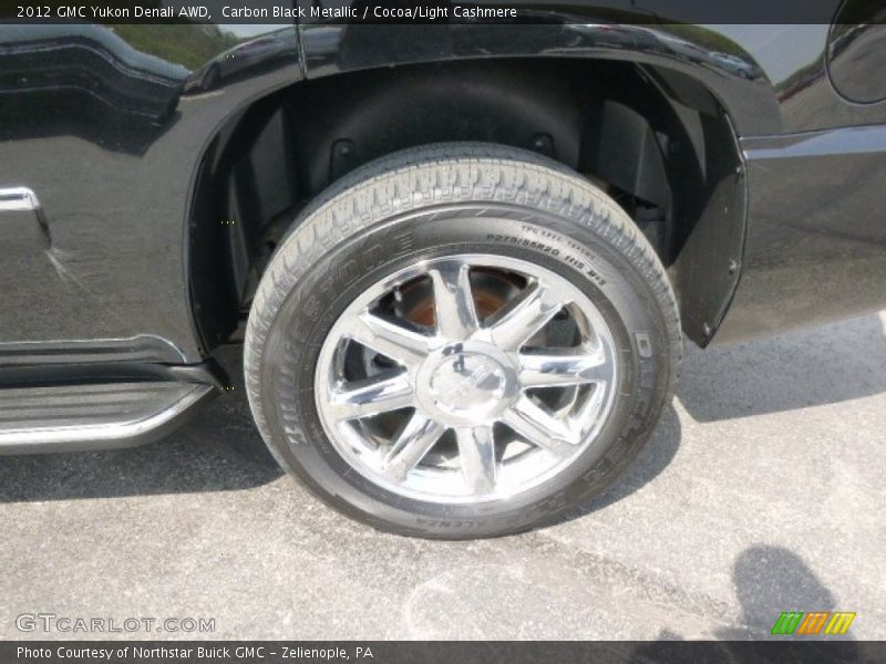 Carbon Black Metallic / Cocoa/Light Cashmere 2012 GMC Yukon Denali AWD