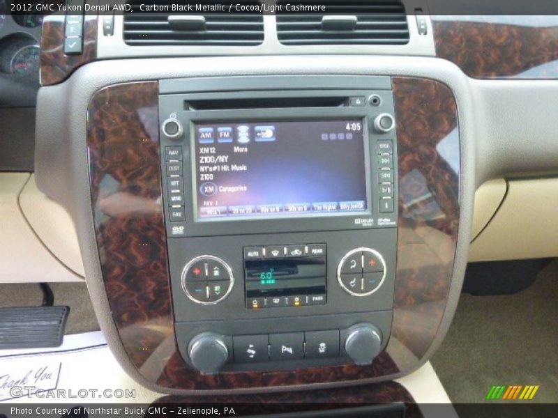 Carbon Black Metallic / Cocoa/Light Cashmere 2012 GMC Yukon Denali AWD