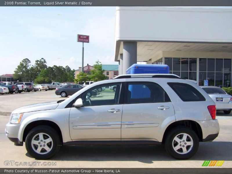 Liquid Silver Metallic / Ebony 2008 Pontiac Torrent