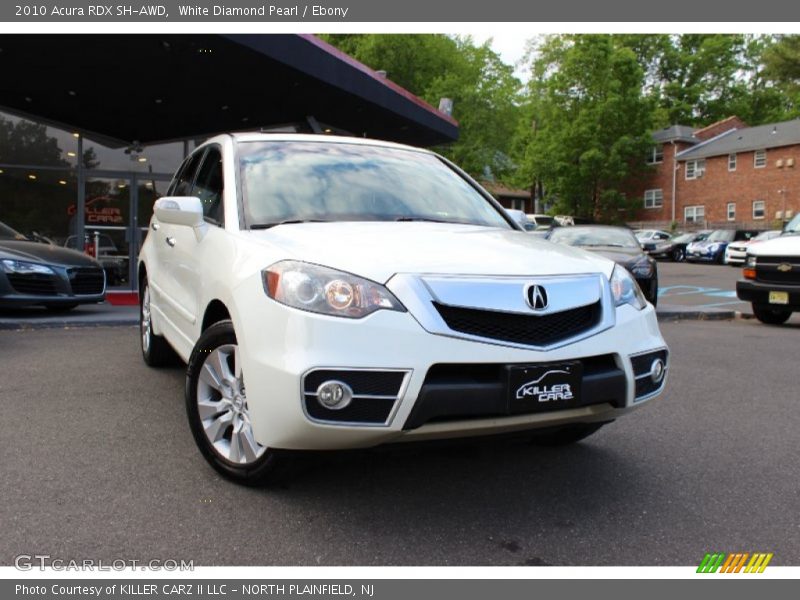 White Diamond Pearl / Ebony 2010 Acura RDX SH-AWD