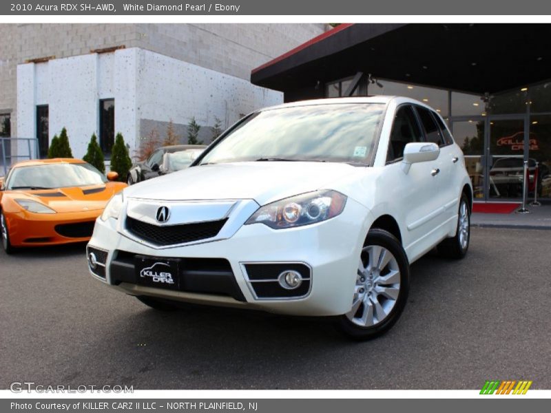 White Diamond Pearl / Ebony 2010 Acura RDX SH-AWD