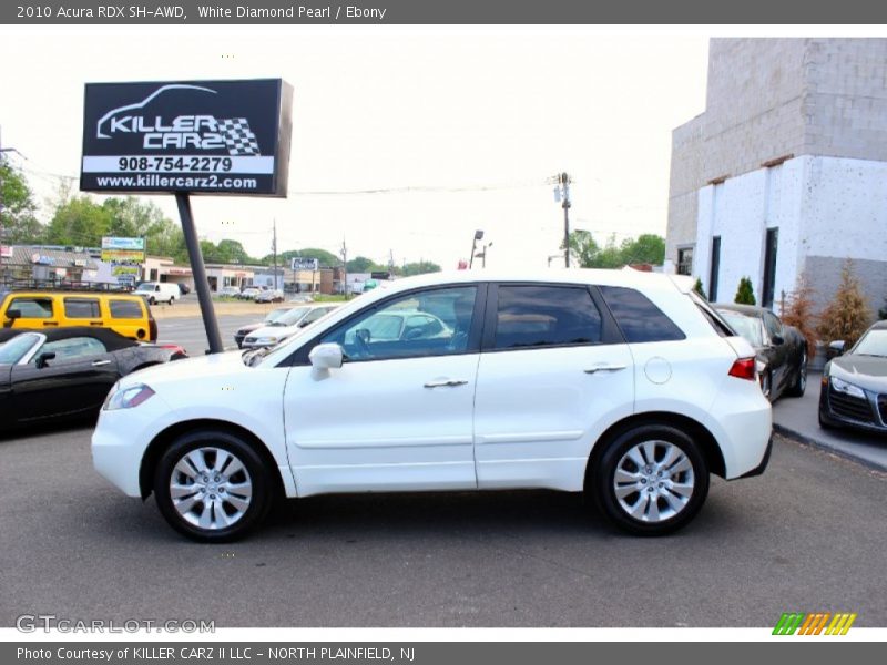 White Diamond Pearl / Ebony 2010 Acura RDX SH-AWD