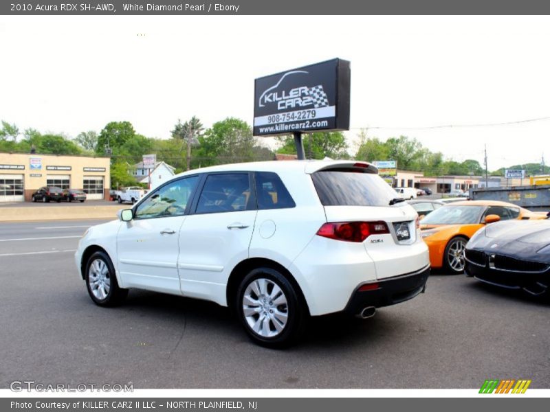 White Diamond Pearl / Ebony 2010 Acura RDX SH-AWD