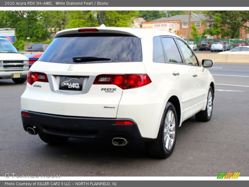 White Diamond Pearl / Ebony 2010 Acura RDX SH-AWD
