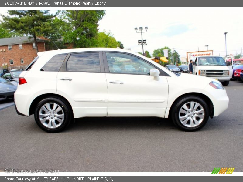 White Diamond Pearl / Ebony 2010 Acura RDX SH-AWD
