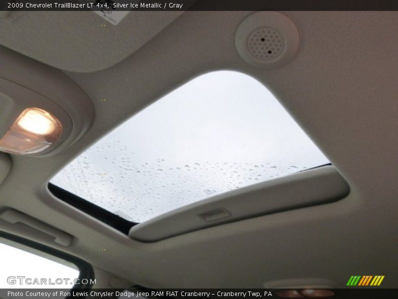 Silver Ice Metallic / Gray 2009 Chevrolet TrailBlazer LT 4x4