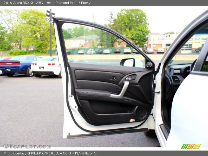 White Diamond Pearl / Ebony 2010 Acura RDX SH-AWD