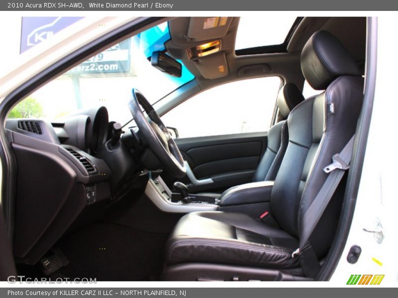 White Diamond Pearl / Ebony 2010 Acura RDX SH-AWD