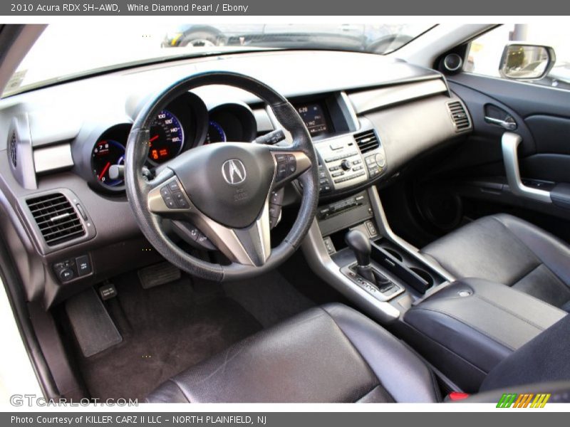 White Diamond Pearl / Ebony 2010 Acura RDX SH-AWD