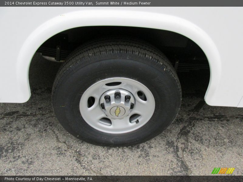 Summit White / Medium Pewter 2014 Chevrolet Express Cutaway 3500 Utility Van
