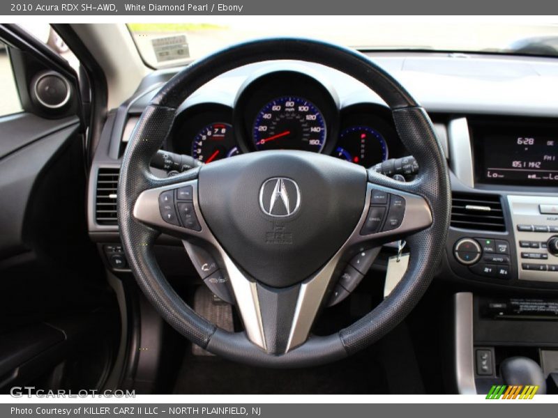 White Diamond Pearl / Ebony 2010 Acura RDX SH-AWD