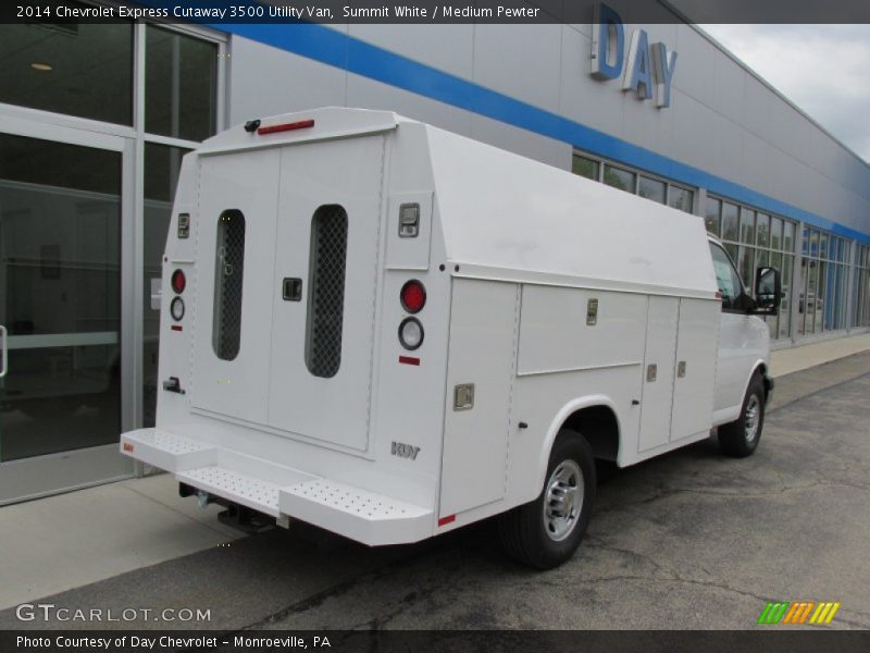 Summit White / Medium Pewter 2014 Chevrolet Express Cutaway 3500 Utility Van