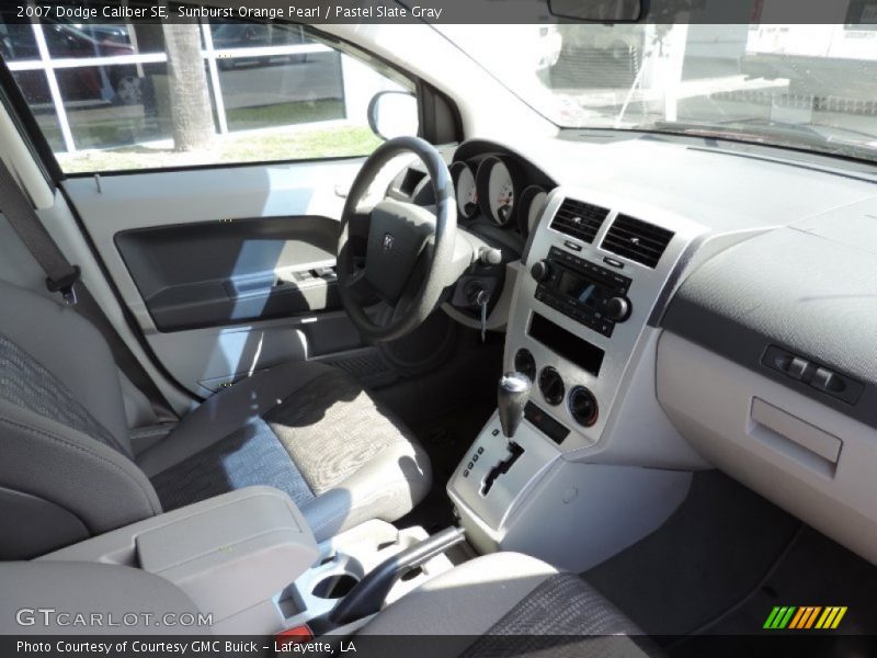 Sunburst Orange Pearl / Pastel Slate Gray 2007 Dodge Caliber SE